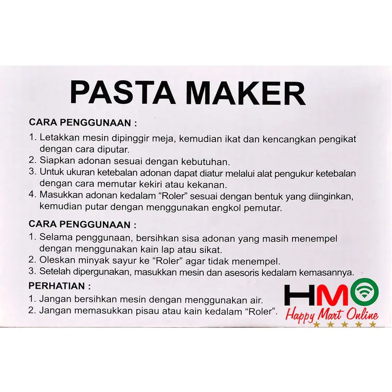 Q2 Gilingan Mie Pasta Maker Molen  Atlas Q2-8150 3