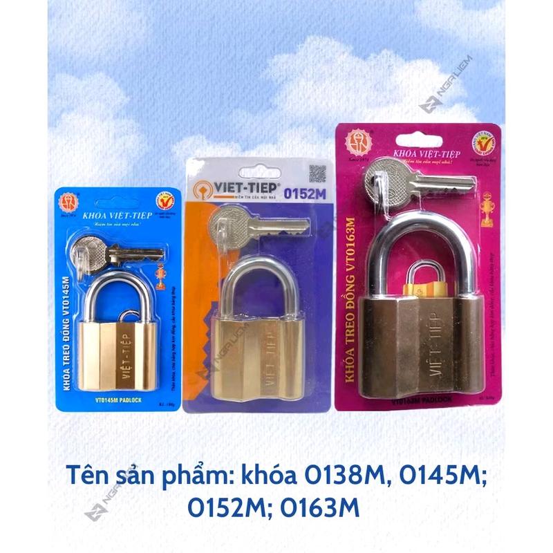  Khoá đồng VIỆT TIỆP nhiều kích cở 4p-5p-6p 