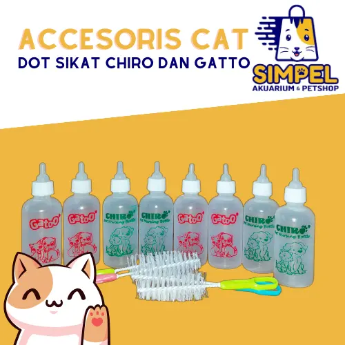 Dot dan sikat kucing dan anjing Gatoo/Chiroo