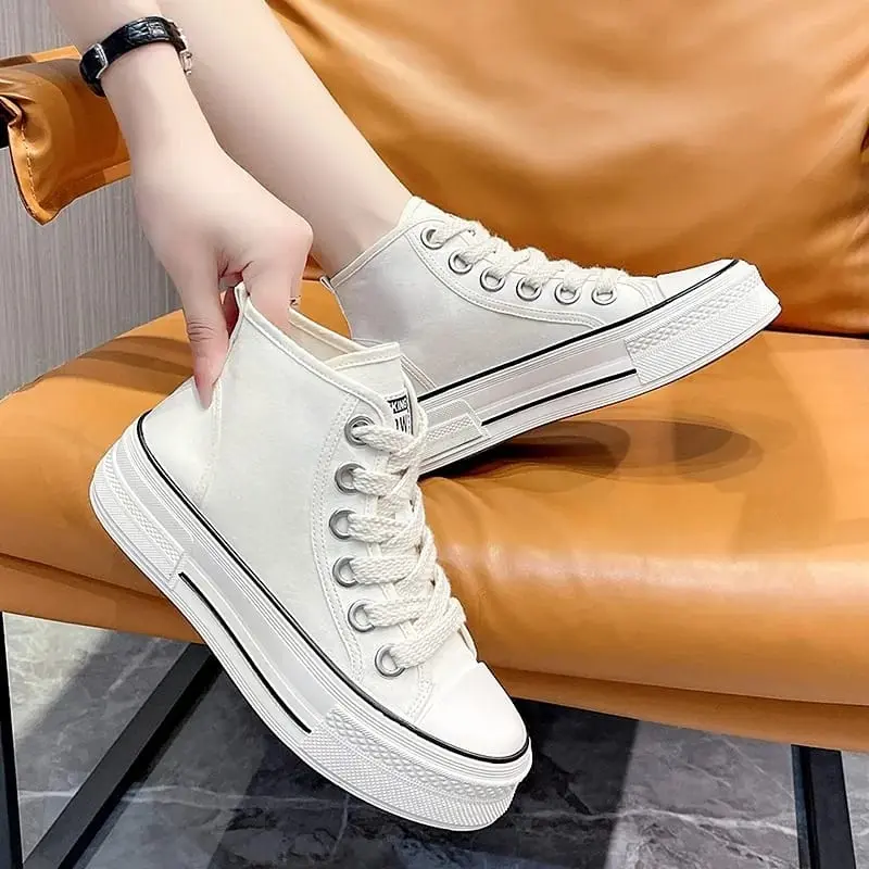 Juragan Online - ISABEL Boots Fashion Sneakers Wanita Terbaru Stylish dan Trendi Bisa Untuk Sekolah 8