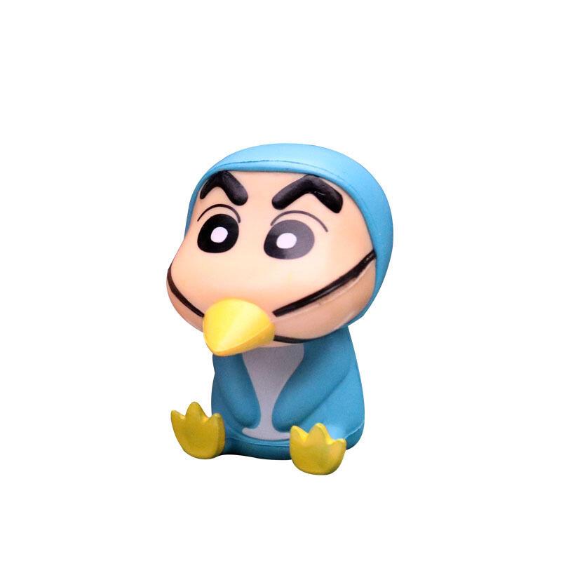 Product Introduction of Toy Gift, Crayon Shin chan GK Q Edition Nohara Shinnosuke Pajamas Birthday Gift Funny Styling Handmade Model Desktop Ornament 2