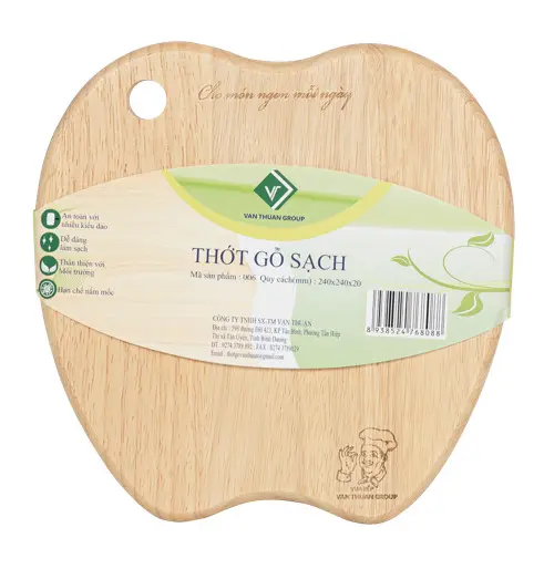 Thớt hình trái táo tròn Vạn Thuận cao cấp 0