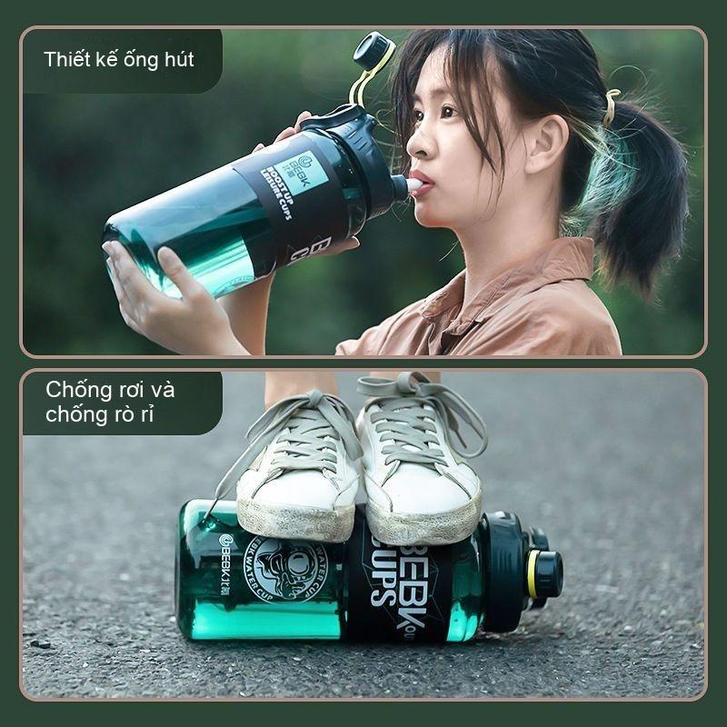 Bình Nước Dung Tích Cực Lớn, Dày Dặn, Dành Cho Nam Giới, Thích Hợp Cho Các Môn Thể Thao Ngoài Trời Và Thể Dục, Bình Nước Có Ống Hút Và Cân, Cốc Nhựa Dùng Trong Công Trường Xây Dựng 6