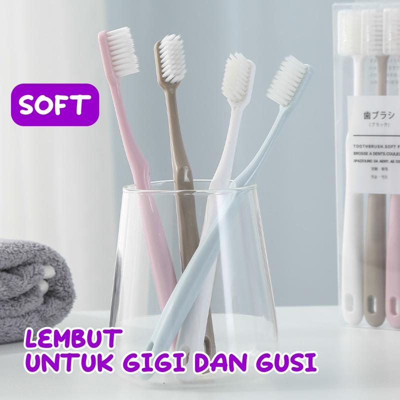 Sikat Gigi Toothbrush 4 pcs Lembut Bersih Dental soft Tooth Brush Gusi 0