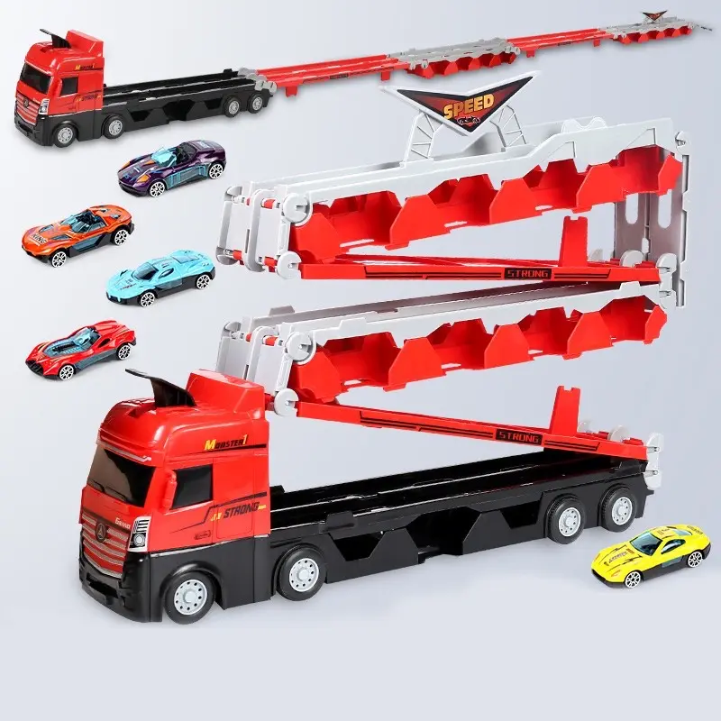Xe container biến hình đường đua 5