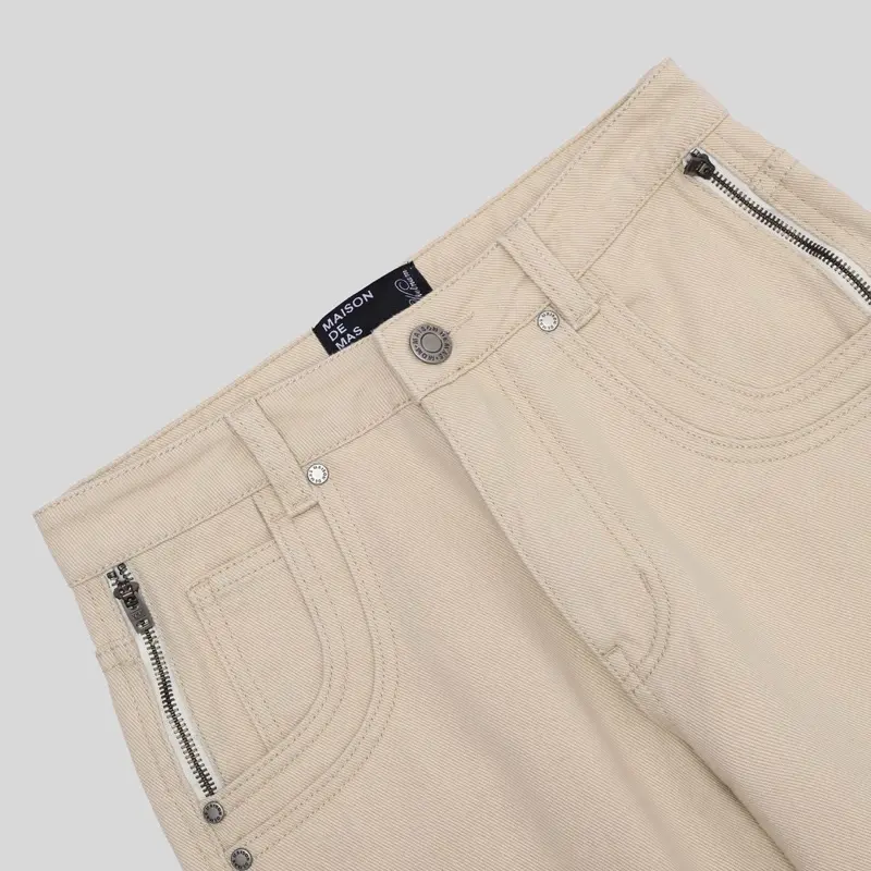 Quần RELAX Fit Pants màu BEIGE thiết kế thoải mái 6