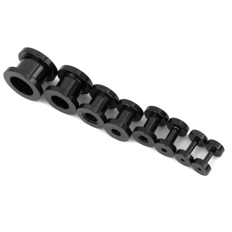 Stainless Steel Ear Plug Expander Tunnel Stretcher 16PCS 0