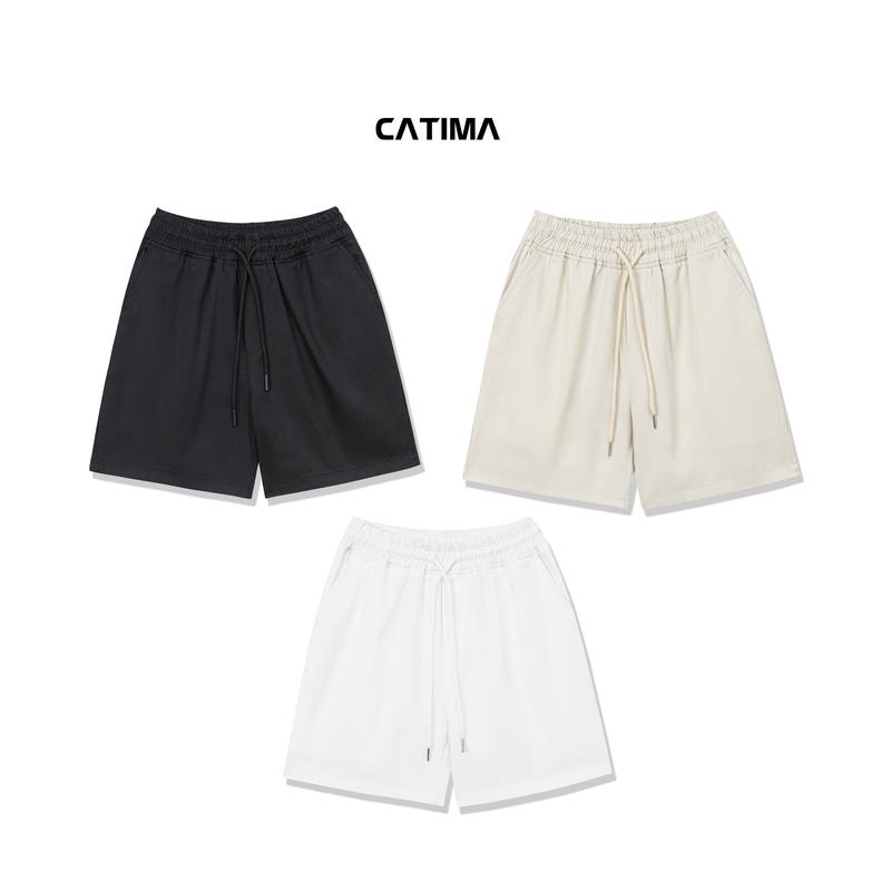 Quần short kaki nam CATIMA dáng trên gối chất liệu Kaki lên form chuẩn quần…