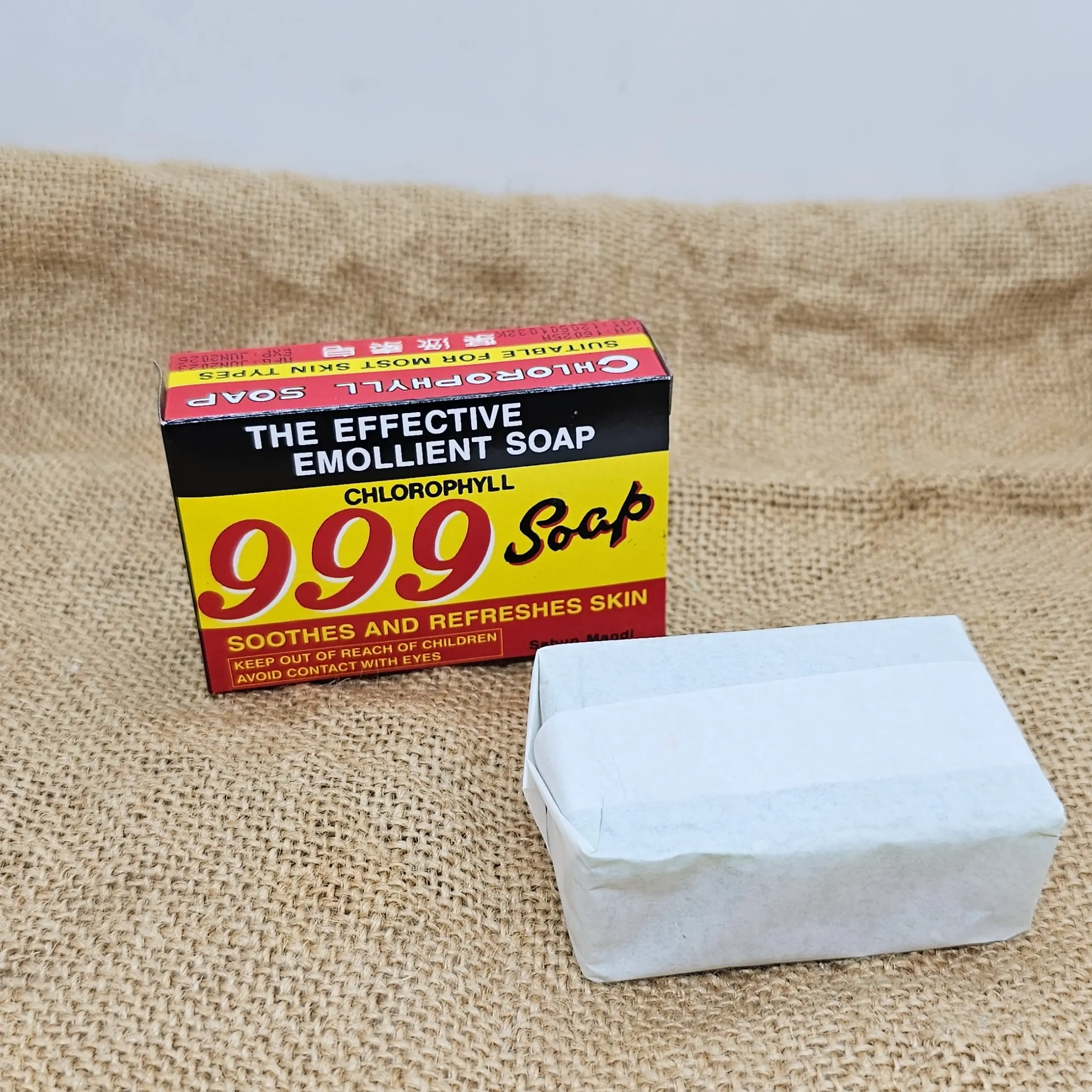 999 Chlorophyll Soap  90g (1 pcs) Sabun 999 Klorofil untuk Kulit Gatal
