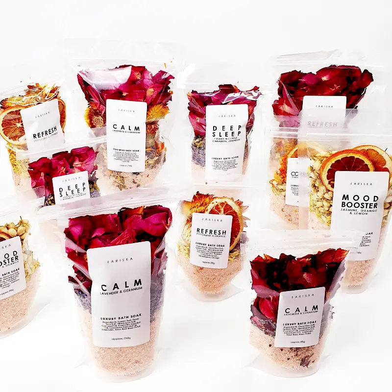 Floral Bath Salt l Natural Healing Bath Soak l Foot Spa