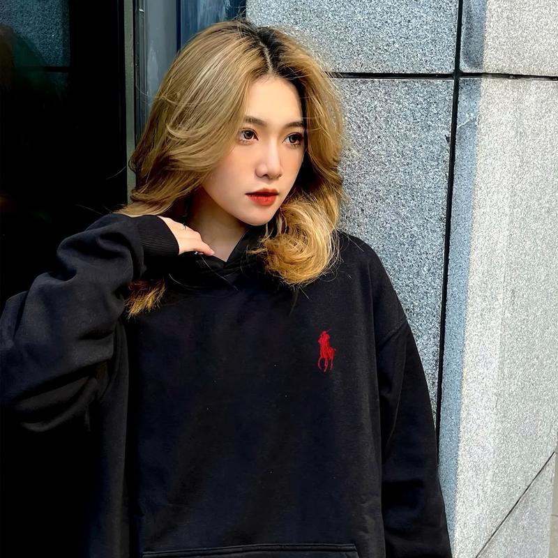 Áo hoodie nỉ cào bông thêu sắc nét nam nữ 1