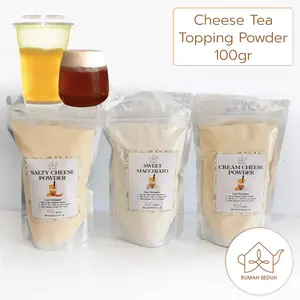 Topping Cheese Tea - Cream Cheese Topping Minuman : Sweet Machiato, Creamy Cheese, Salty Cheese