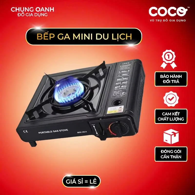 Bếp Ga Mini, Thép Không Gỉ Bếp Du Lịch Bếp Gas Chống Cháy Nổ / Chống gió Tiện Lợi Cho Hội Nhóm Cho Gia Đình Dã Ngoại Đi Cắm Trại Camping
