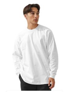 プロクラブロンTヘビーウェイト長袖Tシャツ 6.5オンス超大判カジュアル 無地厚手リブ