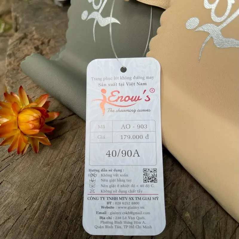 Áo Enows cúp ngang 903  chính hãng 100% BIG SIZE ngực 96-100cm mút mỏng không đường may 3