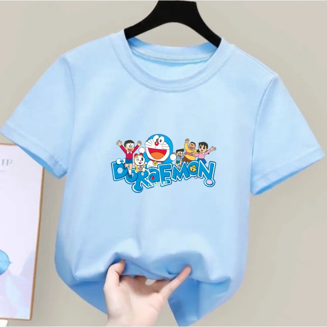 baju anak unisex cowo cewe team doraemon umr 1-10th cod bayar tujuan