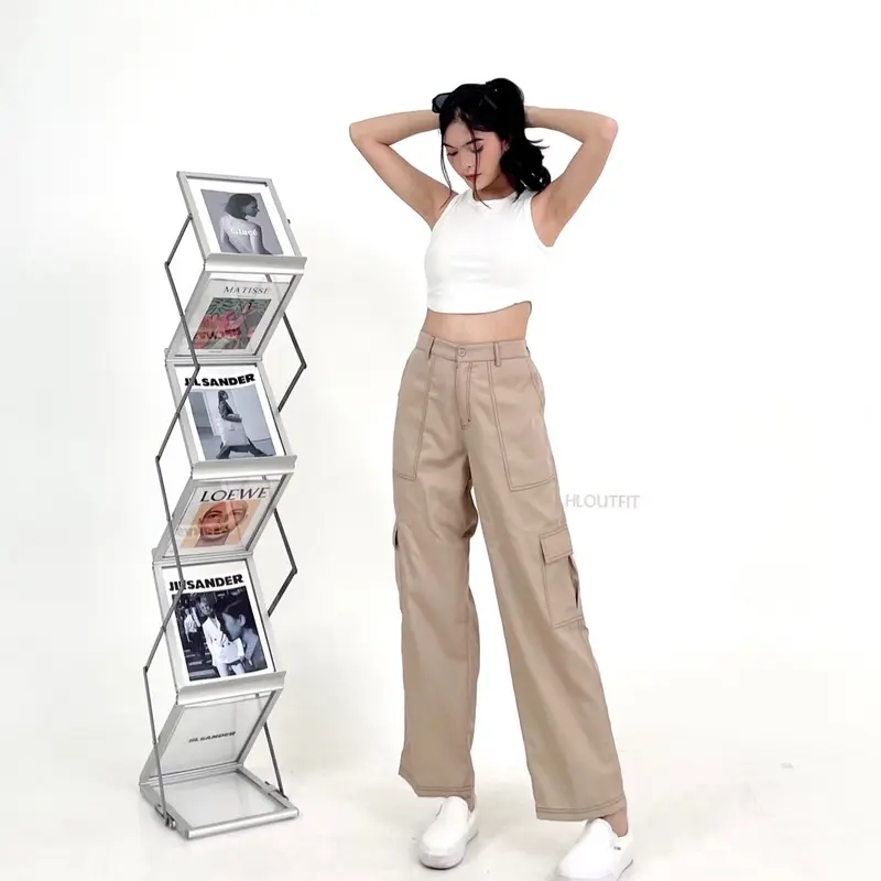 HL Cargo List Pants Korean Style - Banyak Warna Realpict Casual 1