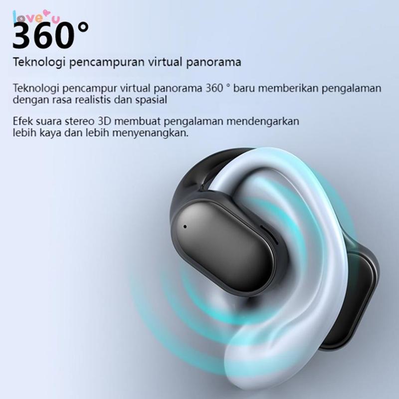 XG33 Sport Wireless Headset  Bluetooth Ear Clip, HiFi Stereo, Bass Earbuds. Ideal for Sports.H 3