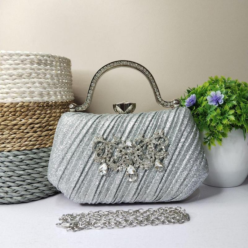 Tas Pesta Wanita Clutch Kondangan Cewek Boba House T80704 - 19cm 2