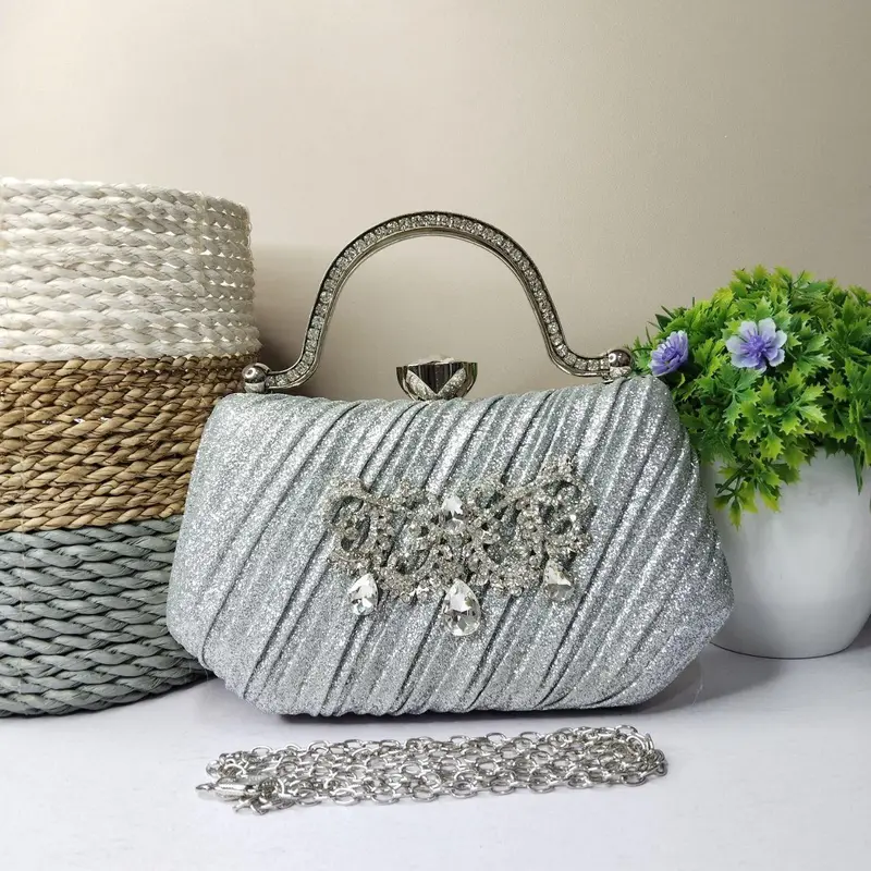 Tas Pesta Wanita Clutch Kondangan Cewek Boba House T80704 - 19cm 2