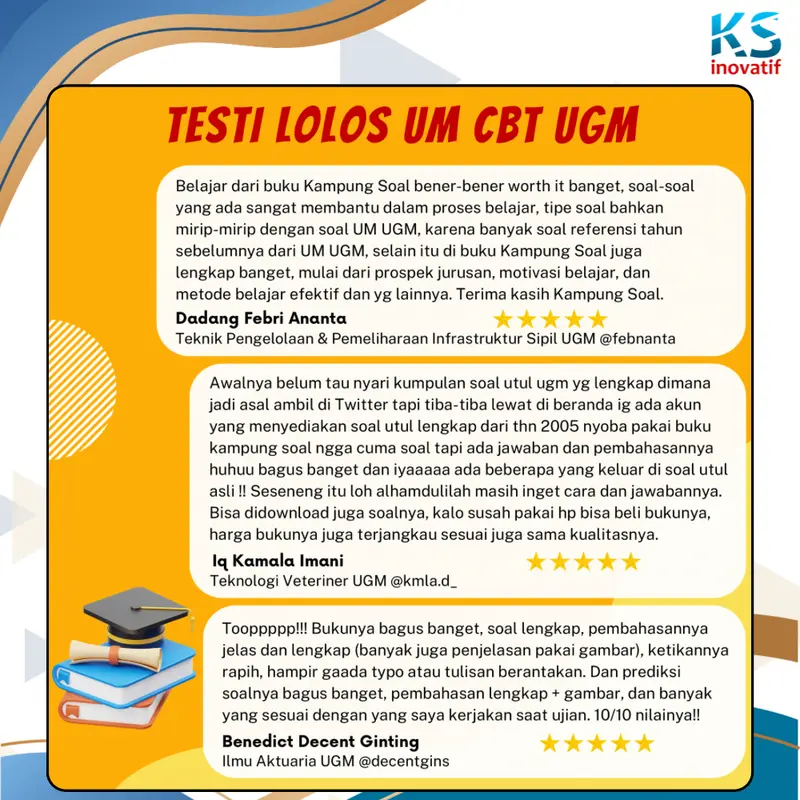 New!! LOLOS UM CBT UGM SOSHUM 2025 by KS Inovatif 6