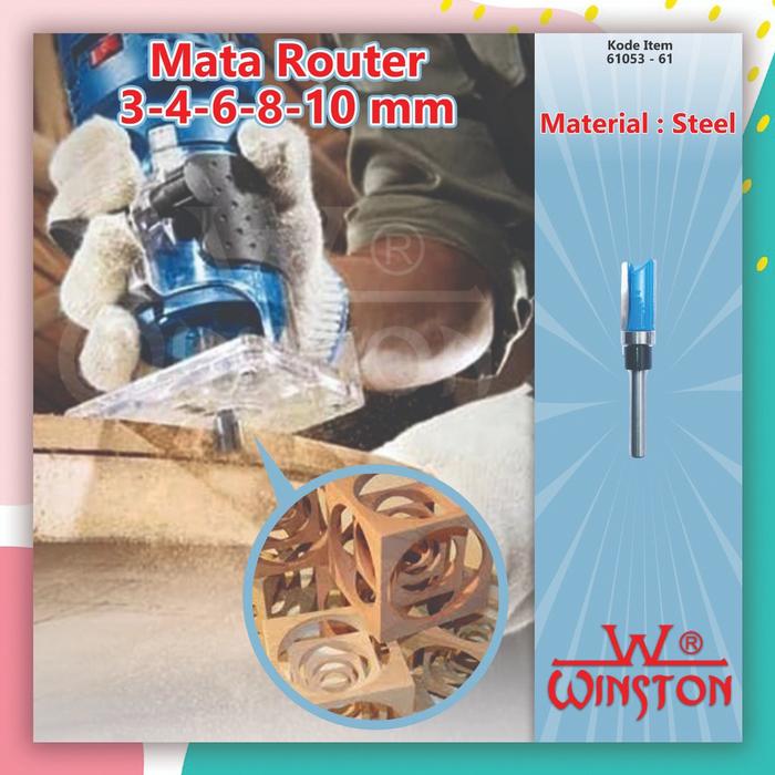 Mata Router 3 Wing Jual MATA ROUTER 3mm 4mm 6mm 8mm 10mm WINSTON - Jakarta Barat - Winston ...