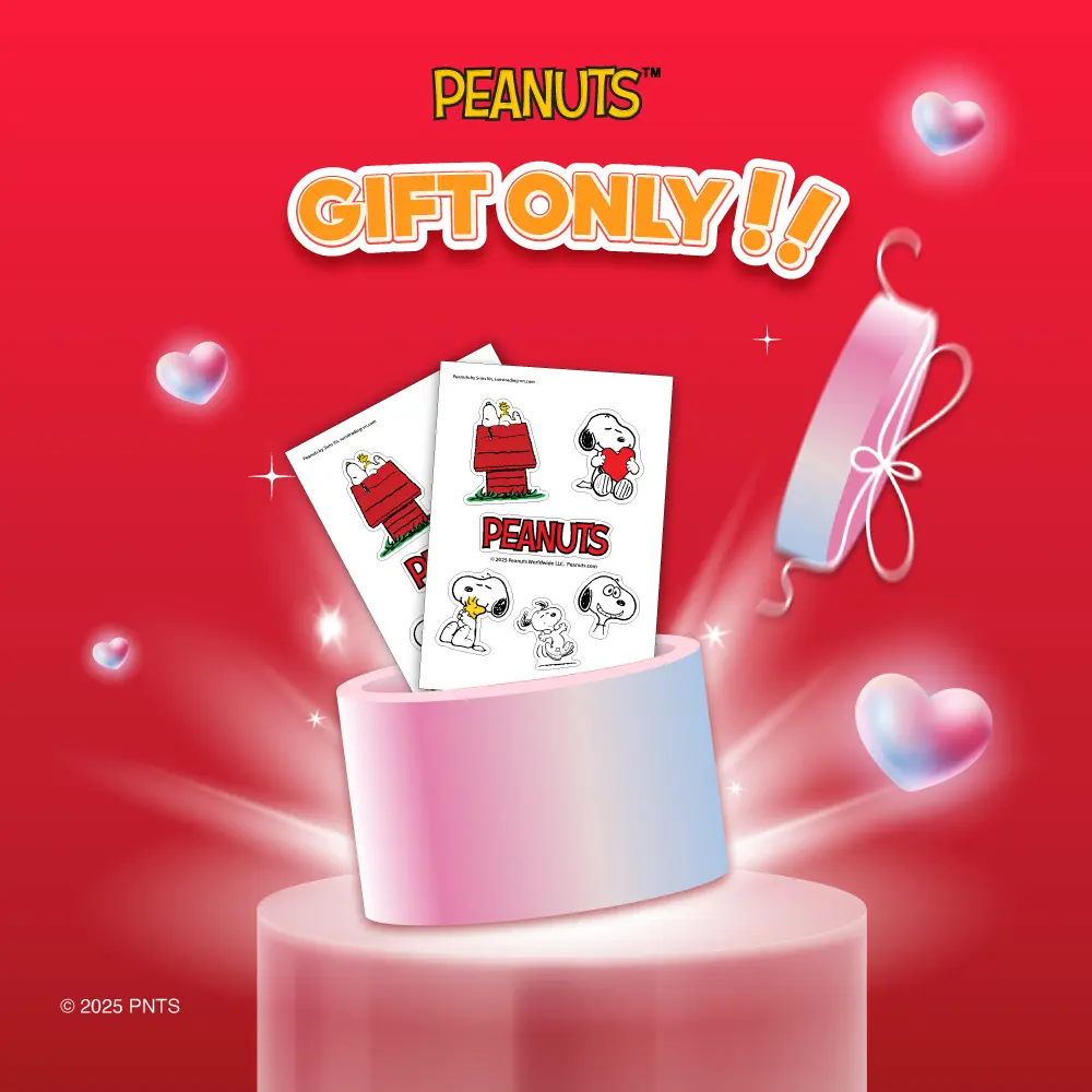 [QUÀ TẶNG KHÔNG BÁN] Hình dán Snoopy dễ thương