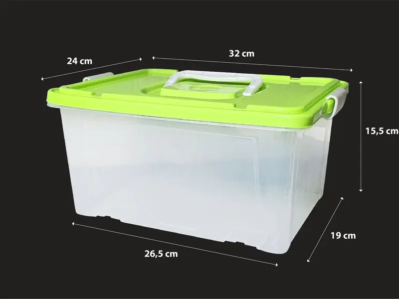 Hộp nhựa trong suốt đa năng, hộp đựng thực phẩm, hộp đựng đồ chơi 5