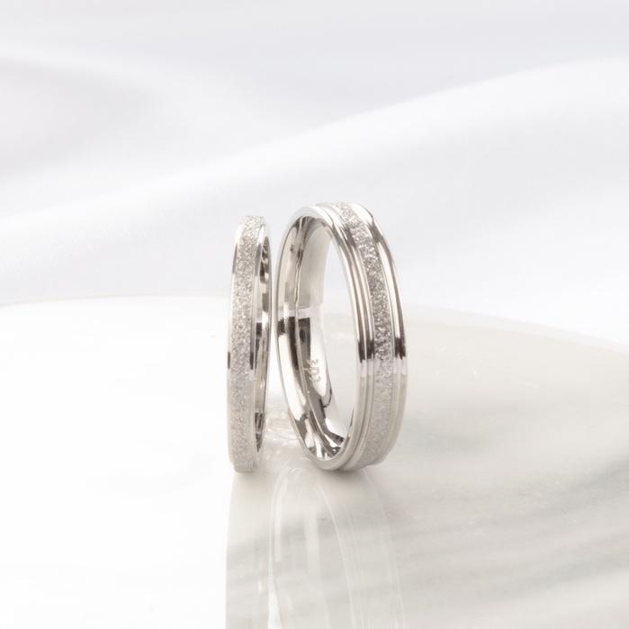 Nhẫn cặp đôi CDE Milgrain Ring CDE8003SV & CDE8004SV Couple Titan - Nhẫn nam Nữ Women Voi 6