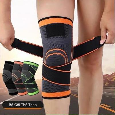 Bó Gối Thể Thao Bảo Vệ Đầu Gối Băng Đầu Gối Chơi Đá Bóng,Bóng Chuyền,Bóng Rổ Tập Gym Chạy Bộ Tennis Cầu Lông Đạp Xe Yoga Phụ Kiện Sport