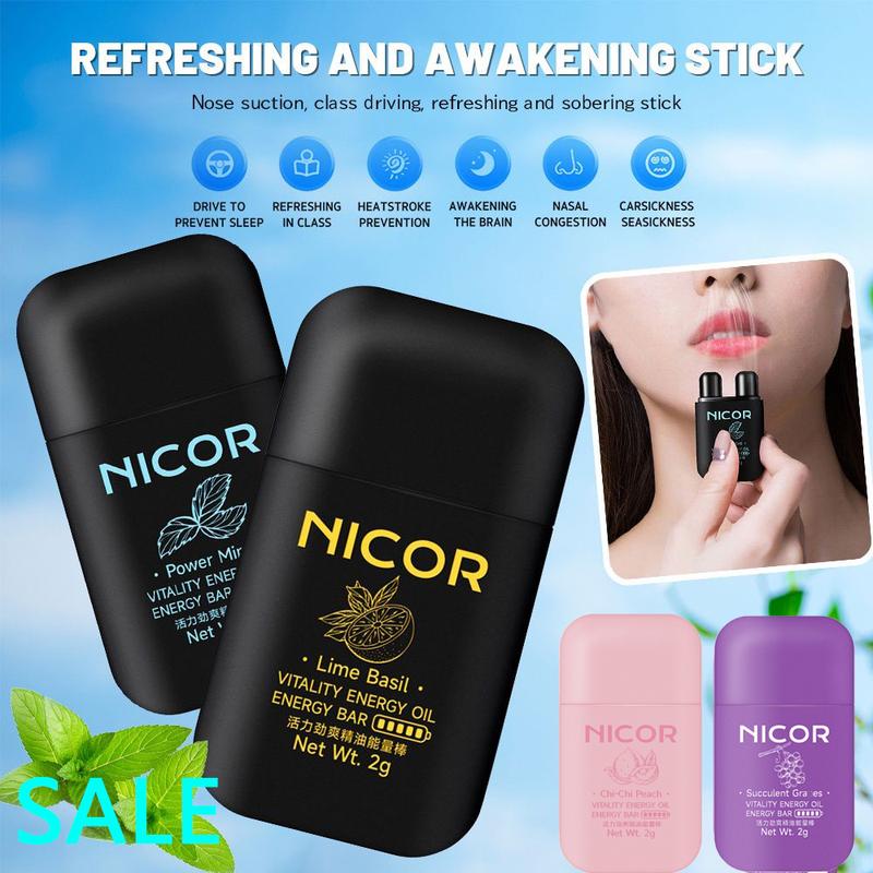 【COD】Nicor Nasal Inhaler Mint Nasal Essential Oil Menthol Inhaler ...