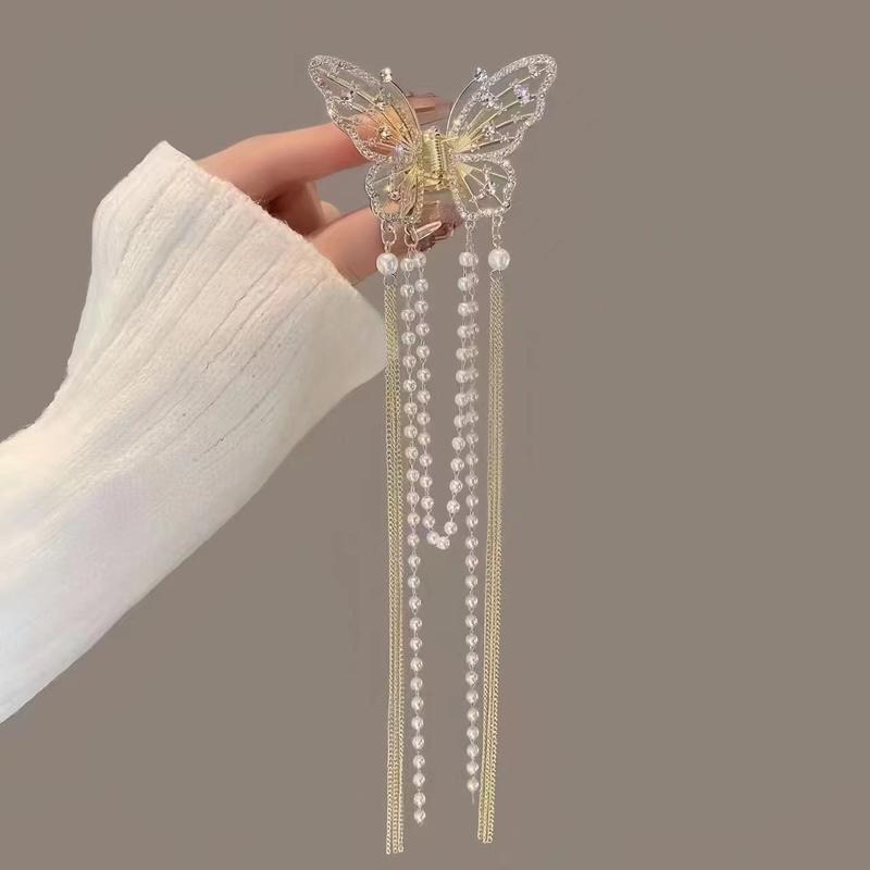 Kẹp Tóc Hình Bướm, Phong Cách Hàn Quốc, Thiết Kế Thanh Lịch, Thích Hợp Cho Bé Gái Women 5