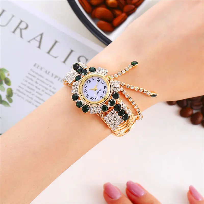 Jam Tangan Wanita Mewah Elegan Cantik Full Diamond Anti Karat & Luntur Tahan Air Model Terbaru 2025- JW3 Allready168 Watches 5