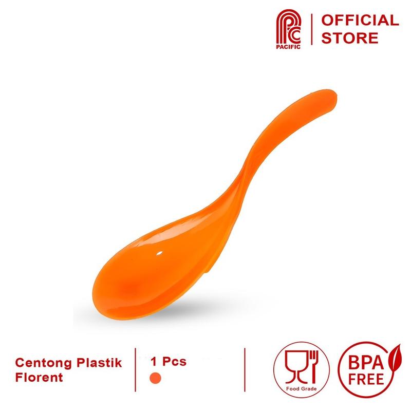 PACIFIC Florent Rice Scoop Centong Sendok Nasi Plastik Pendek 19.5 cm ...