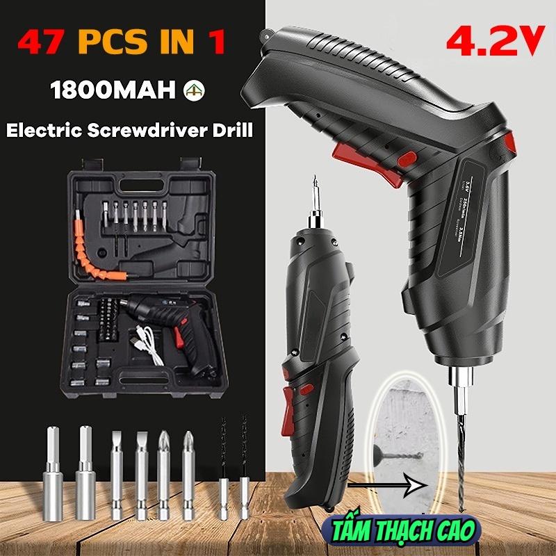 Máy Tuốc Nơ Vít Điện Cầm Tay Máy Khoan Pin đóng hộp 48 chiếc  Mini Bắt Vít Đa Năng Gia Dụng Thông Minh - LAMJAD STORE