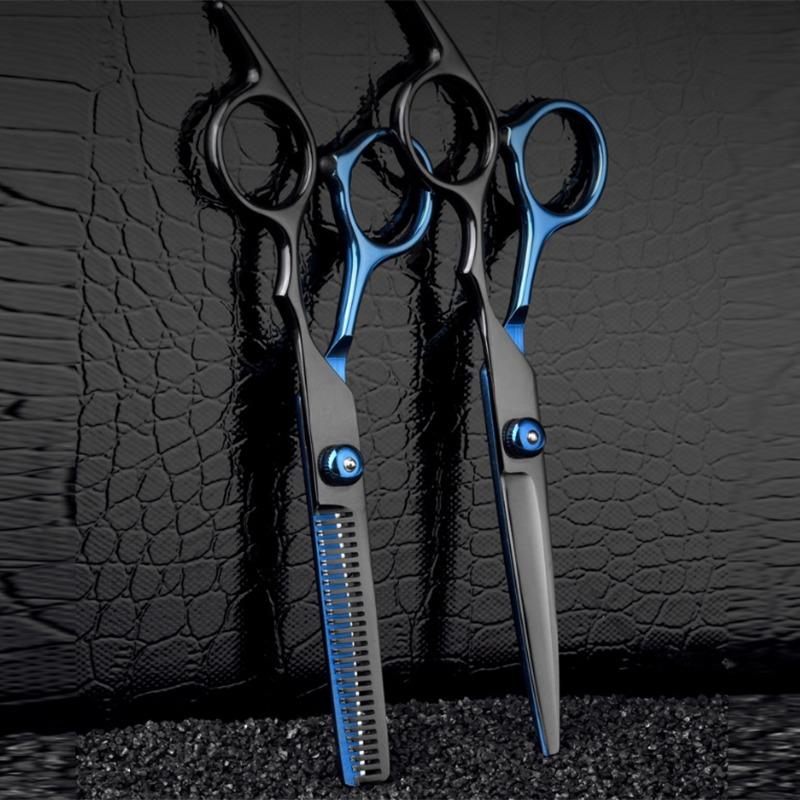 Product Introduction of Hair Scissors 6.5 Professional Hairdressing Scissors Thinning Barber Scissor Set Hair Cutting Scissors Haircare Heatless 0