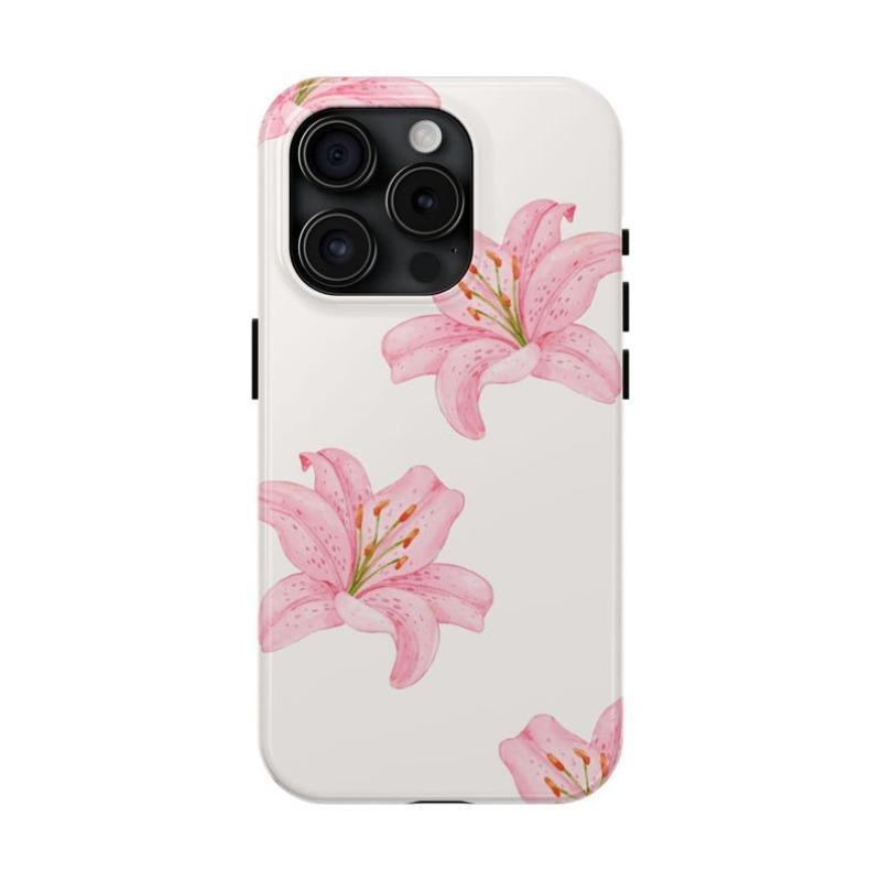 Product Introduction of Floral Pattern Phone Case, 2 in 1 Phone Protective Cover, Phone Accessories Compatible with iPhone 11 12 13 14 15 Pro Max, Flower 0