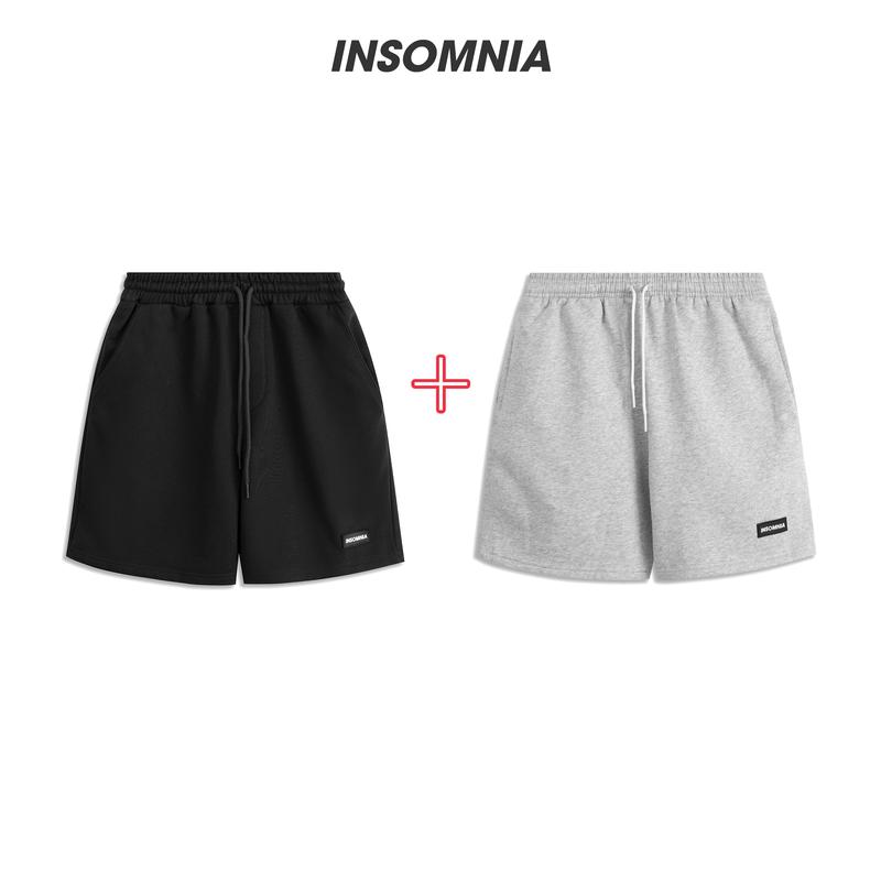[Deal Mở Bán Giảm 50K] Combo 2 Quần Short Nỉ Chân Cua INSOMNIA Unisex Premium - CB006