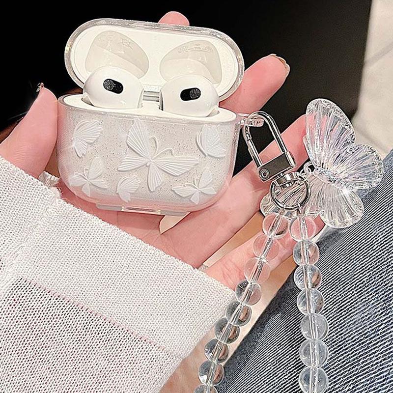 Product Introduction of Vỏ Bọc Tai Nghe Bluetooth AirPods Pro2iphone2 Thế Hệ, In Hình Bướm Lấp Lánh, Vỏ Bảo Vệ, Tương Thích Với AirPods 3 Phụ Kiện Earphone 8
