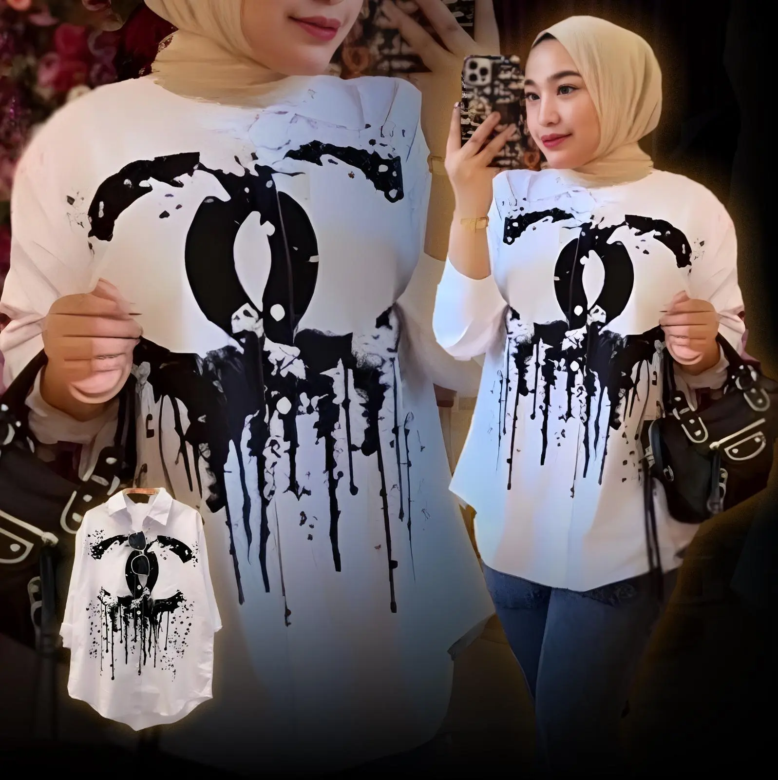 KEMEJA WANITA TERBARU 2023 KEMEJA KEKINIAN Airflow Cantik