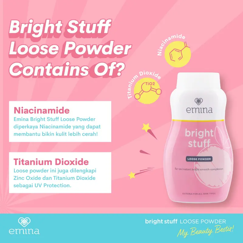 EMINA Bright Stuff Loose Powder 55g 1