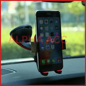 CAR PHONE HOLDER MOBIL STAND HANDPHONE ALAT PENYANGGA HP VERTIKAL HORIZONTAL UNTUK KACA DI MOBIL CZ-6001 ALPHA ACC