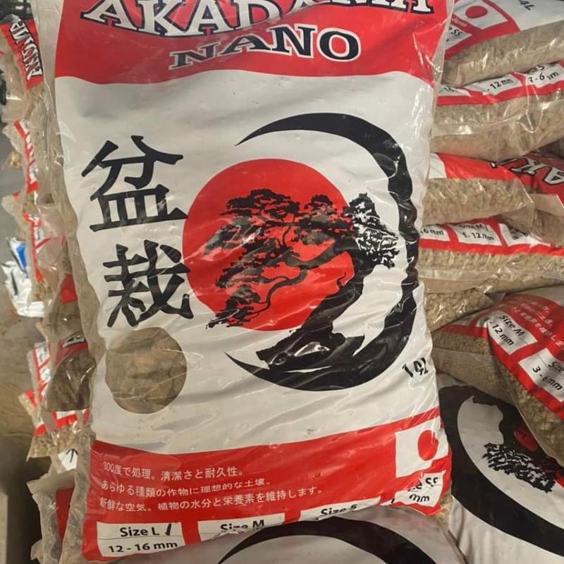 {14L = 9,55kg} - AKADAMA ĐẤT NUNG NHẬT BẢN, ươm trồng sen đá, haworthia, xương rồng, bonsai, phân nền thủy sinh nuôi tép