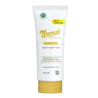 NOURISH BEAUTY CARE | ACNE FACIAL FOAM | 100 ML Berminyak Kotoran Berminyak Kotoran Berjerawat Membersihkan Wajah Muka