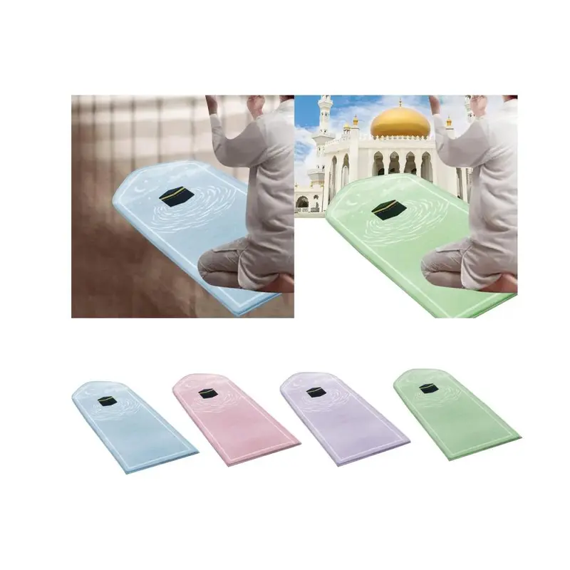 Thảm Cầu Nguyện, Thảm Cầu Nguyện, Thảm Ngồi Thánh Giá, Đồ Trang Trí Dập Nổi, Dày Và Mềm Mại, Đa Năng, Thích Hợp Cho Gia Đình Hồi Giáo, Thảm Cầu Nguyện, Thảm 4