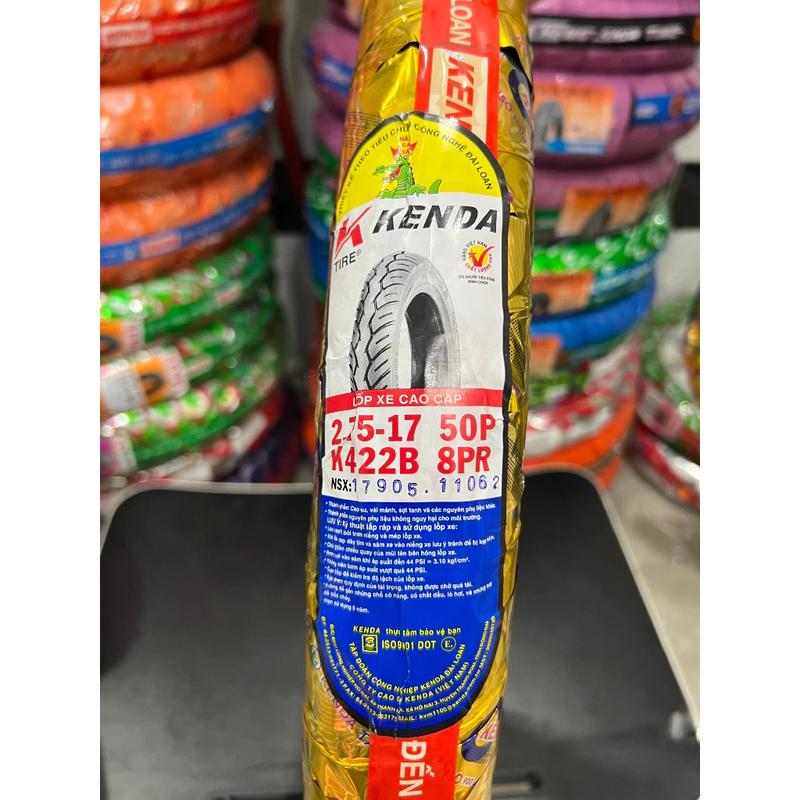 52. Lốp vỏ KENDA dùng ruột 2.25-17 & 2.5-17 & 2.75-17 gai K208, K201, K422, K252 dành cho xe Wave A-RSX, Dream, Future, Sonic 150, Raider, Satria, Sirius, Jupiter, YaZ, Axelo. 6