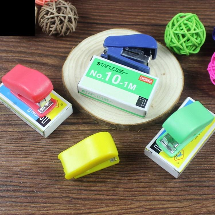 Staples Stapler Mini Kecil Unik Lucu Anak + Bonus isi steples korea mini 3