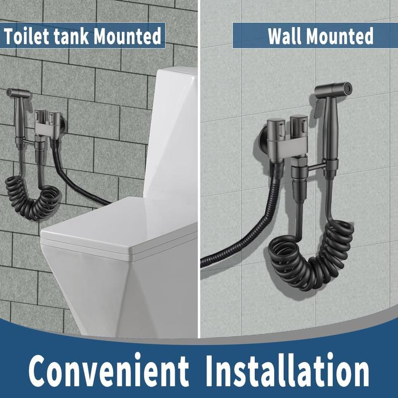Product Introduction of Double Outlet Water Sprayer, Easy To Install Water Sprayer for Toilet Cleaning, Household High Pressure Washing Machine, Bathroom Cleaning Tool 2
