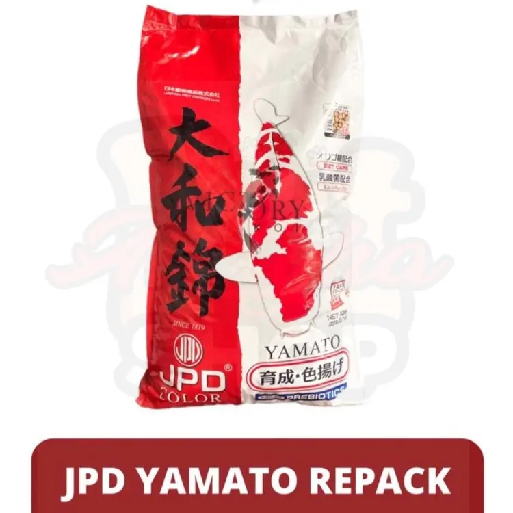 200gr Pakan Ikan Koi Import JPD Yamato FLOATING Repack