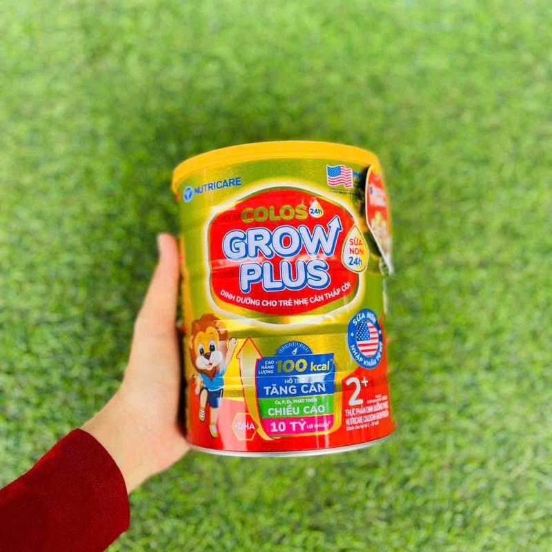 [Nutricare] Sữa bột Colos Grow Plus đỏ